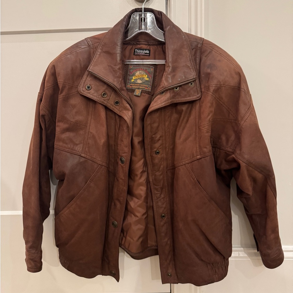 vintage genuine Leather Jacket